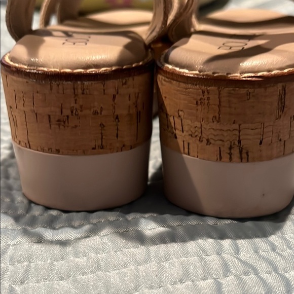 Corkys Tan Sandals with Suede-Like Straps - Picture 6 of 8